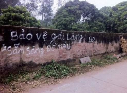 Bảo vệ gái làng, sẵn sàng đổ máu