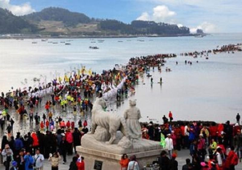 Vùng biển tự tách đôi ở Hàn Quốc