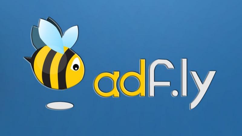 Giao diện trang web Adf.ly