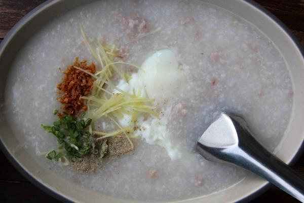 Ăn cháo gừng hành