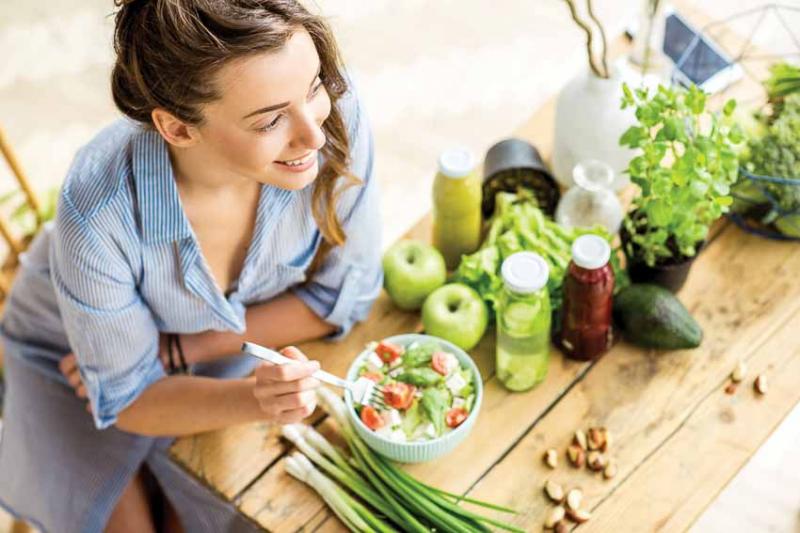 Ăn nhiều thực phẩm lành mạnh tốt cho quá trình trao đổi chất