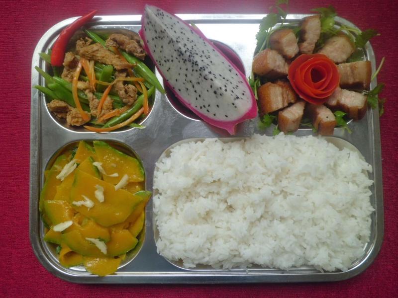 Thực đơn đầy đủ chất dinh dưỡng của An Tâm Vina
