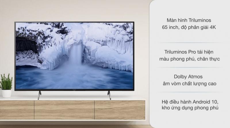Android Tivi Sony 4K 65 inch KD-65X80J