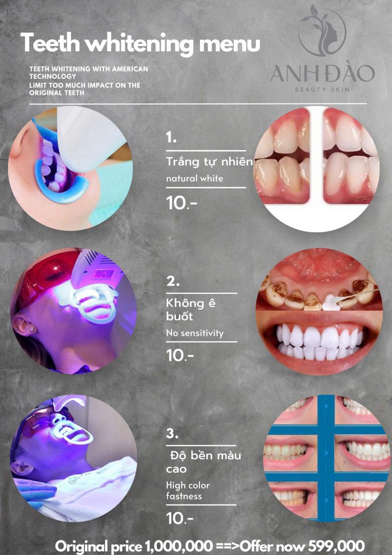 Khách hàng sẽ nhận được nhiều ưu đãi khi trải nghiệm dịch vụ tại Anh Đào Beauty Skin