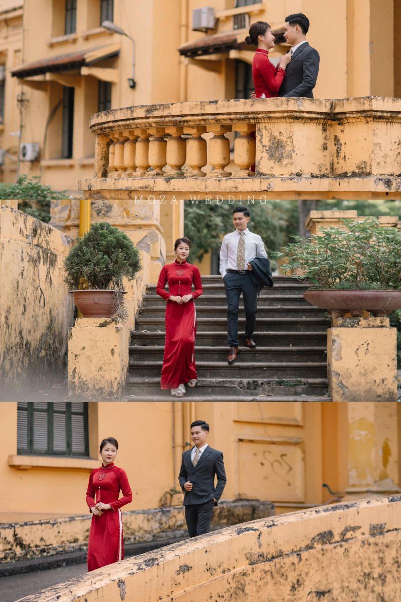 Ảnh viện áo dài, áo cưới Moza Wedding