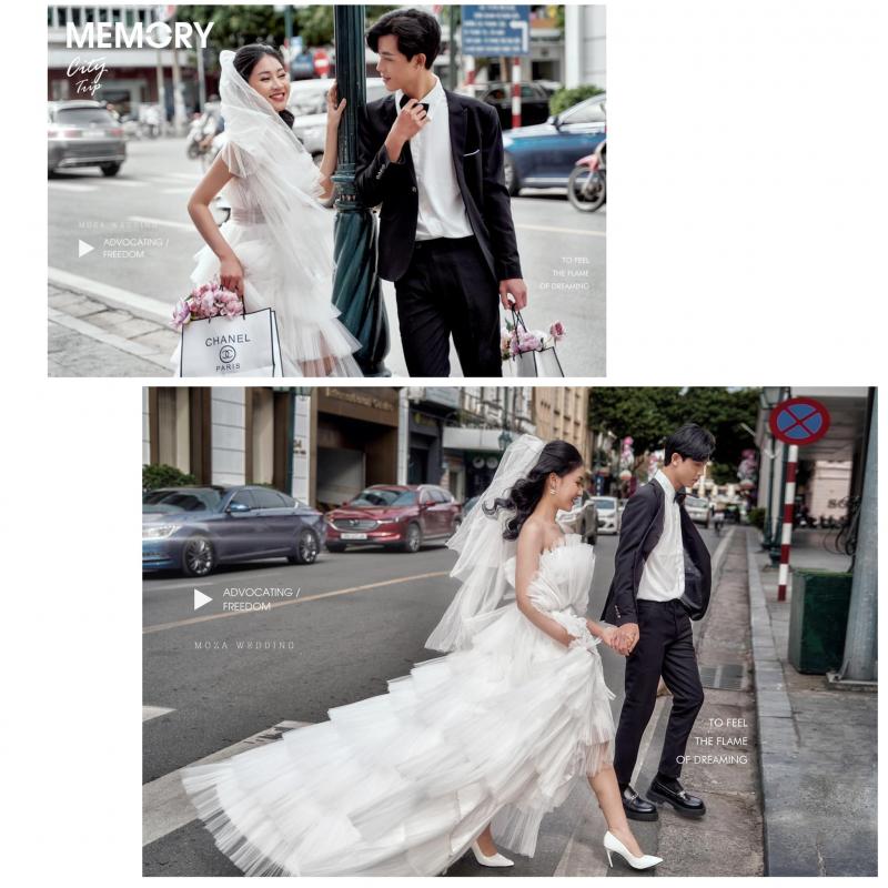 Ảnh viện áo dài, áo cưới Moza Wedding