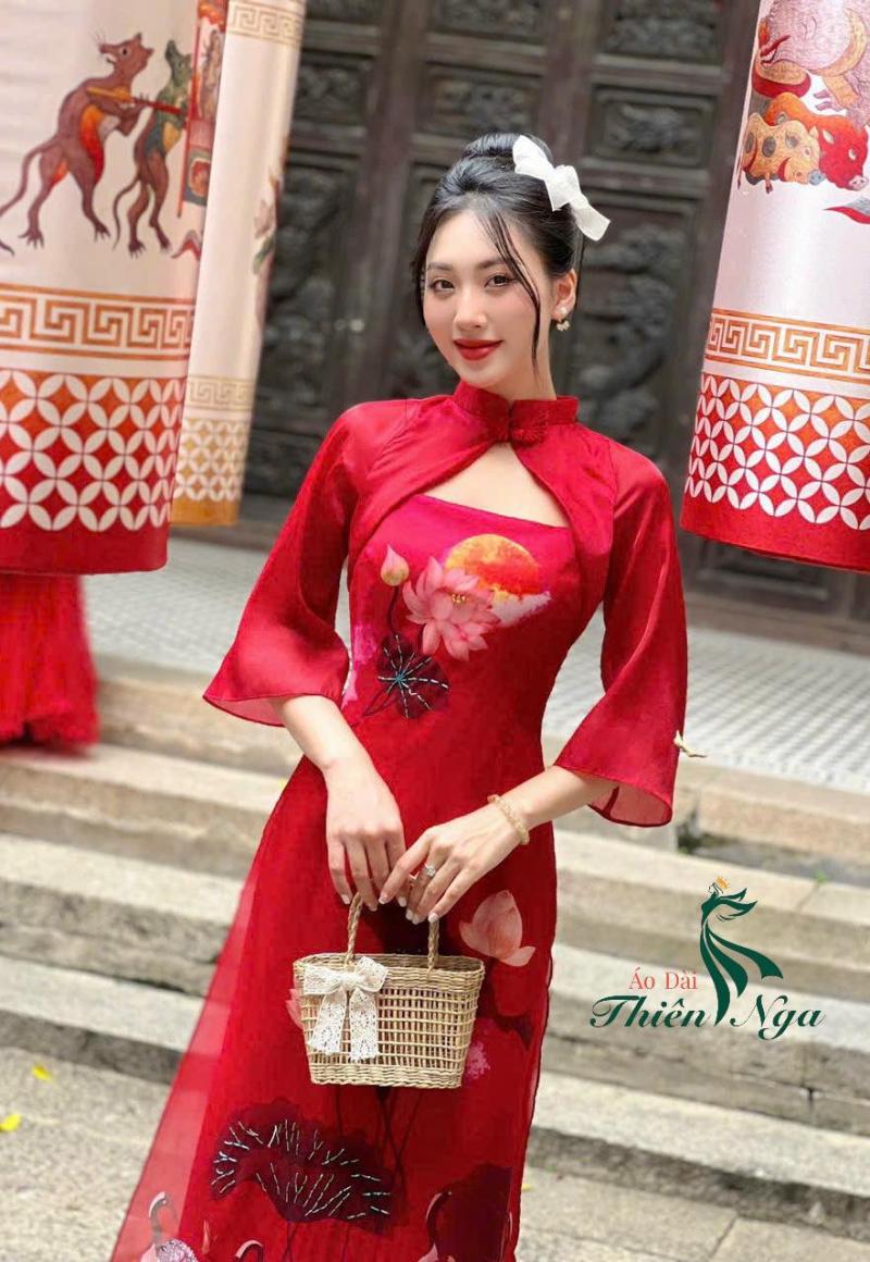 Mẫu áo dài được yêu thích tại Áo dài Thiên Nga