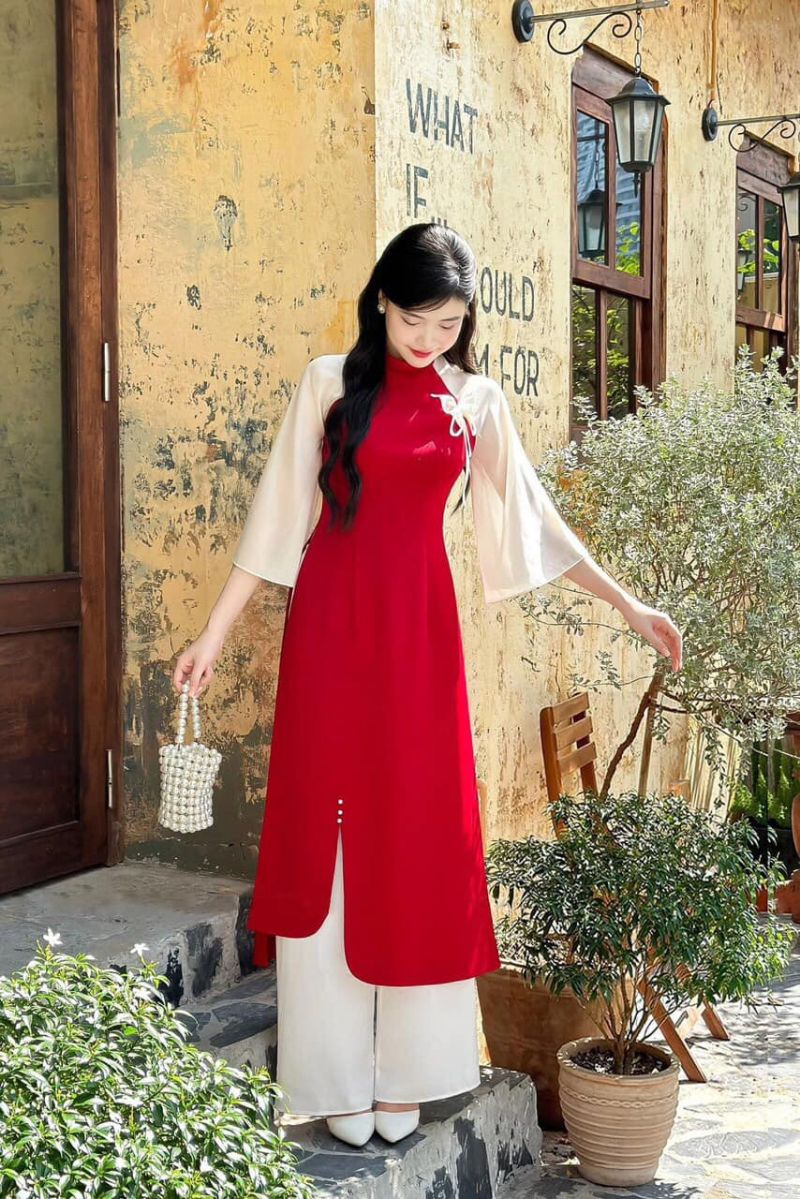 Áo dài Vest Nguyễn