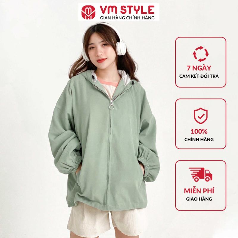 Áo khoác nhung tăm nữ VMSTYLE