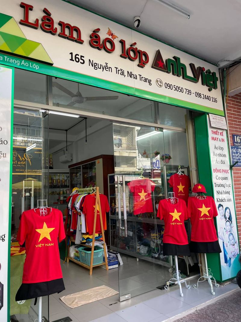 Áo Lớp Anh Việt Nha Trang