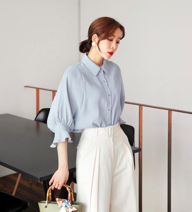 Áo sơ mi lụa công sở