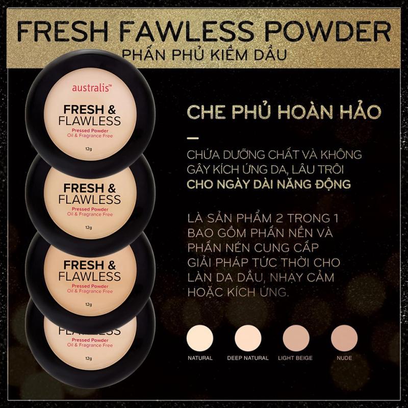 Australis Fresh & Flawless Pressed Powder
