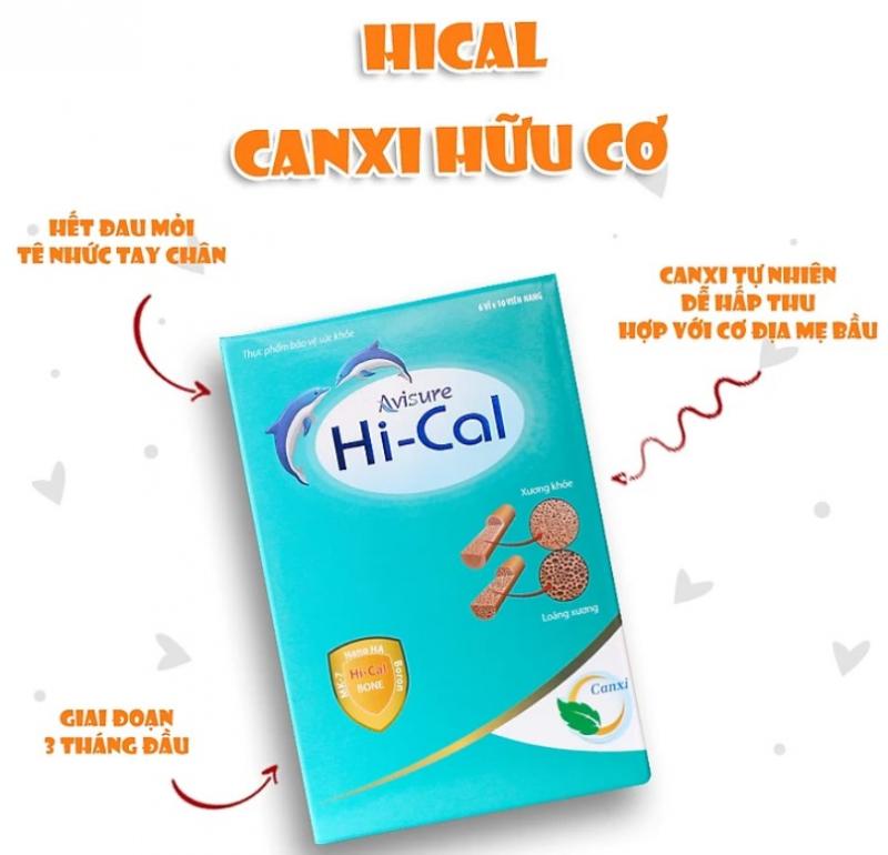 Avisure Hical - Bổ sung canxi tự nhiên cho bà bầu