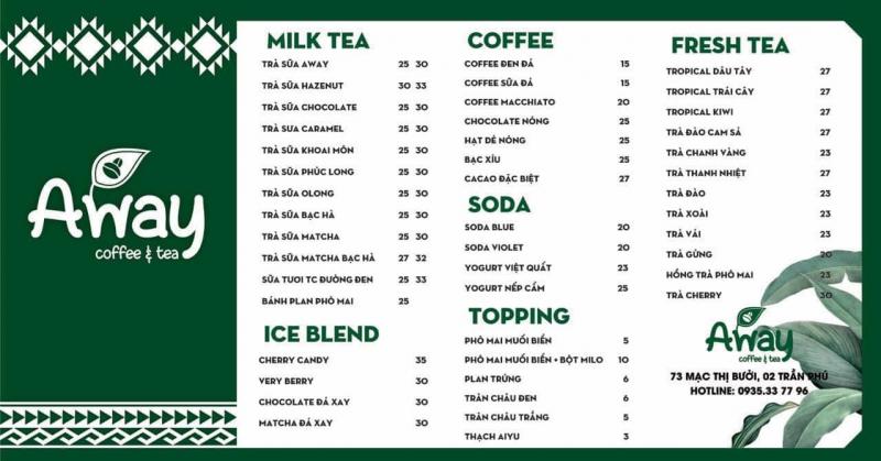 AWAY Juice & Tea