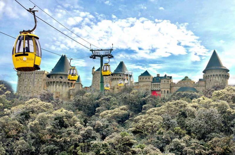 khung cảnh tuyệt vời tại Bà Nà Hills