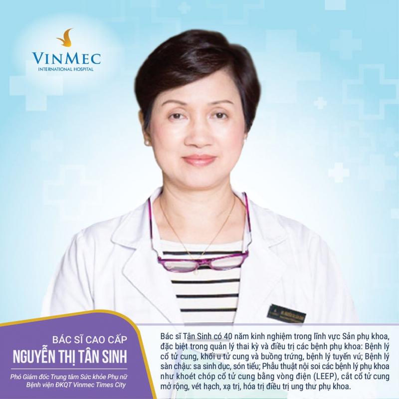 Bác sĩ Cao cấp Nguyễn Thị Tân Sinh