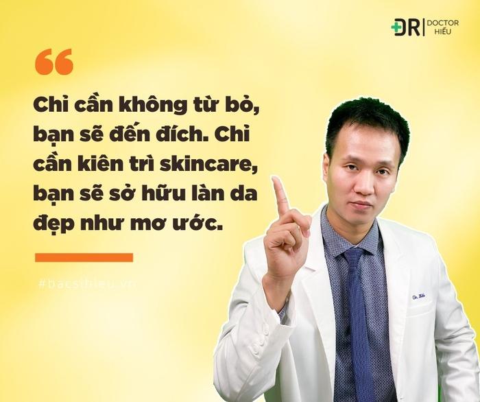 Phương châm chăm sóc da của Bác sĩ Hiếu