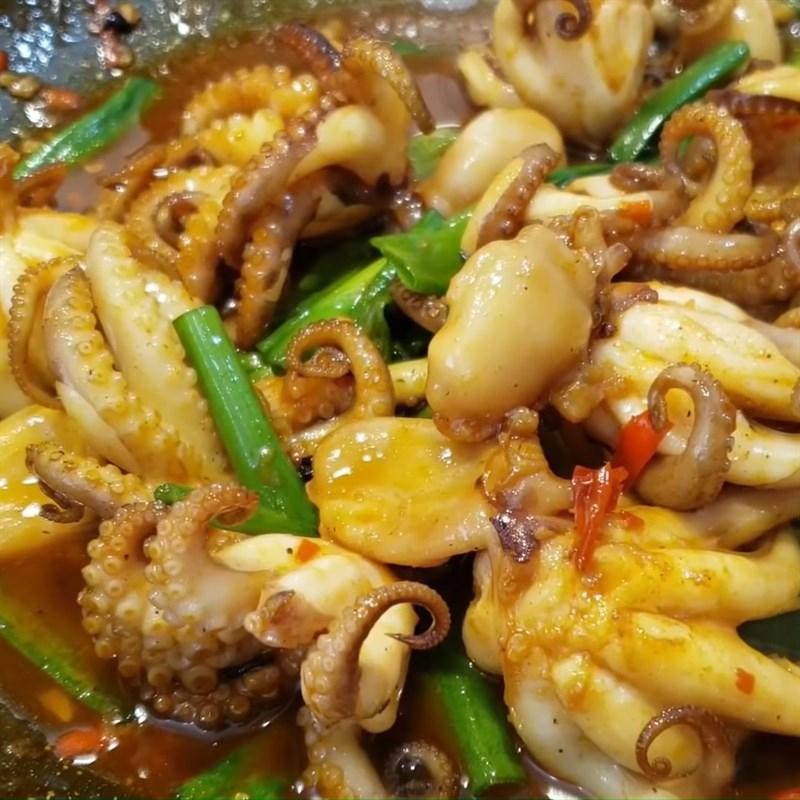 Bạch tuộc chiên nước mắm