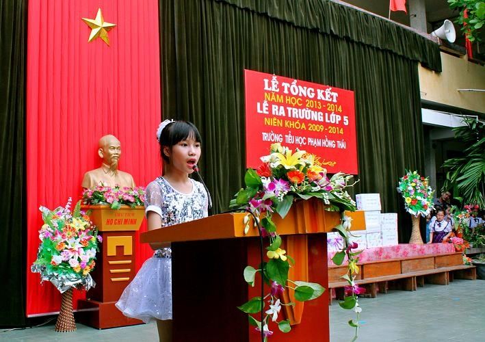 Bài phát biểu của học sinh lớp 5 (số 3)
