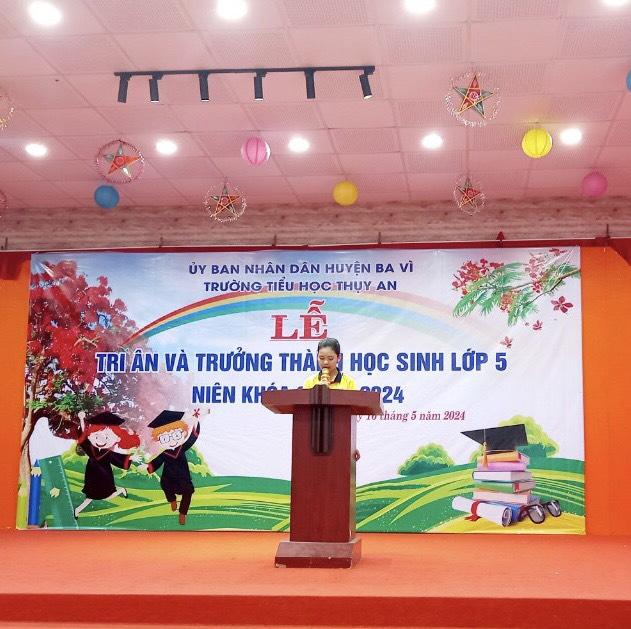 Bài phát biểu của học sinh lớp 5 (số 5)