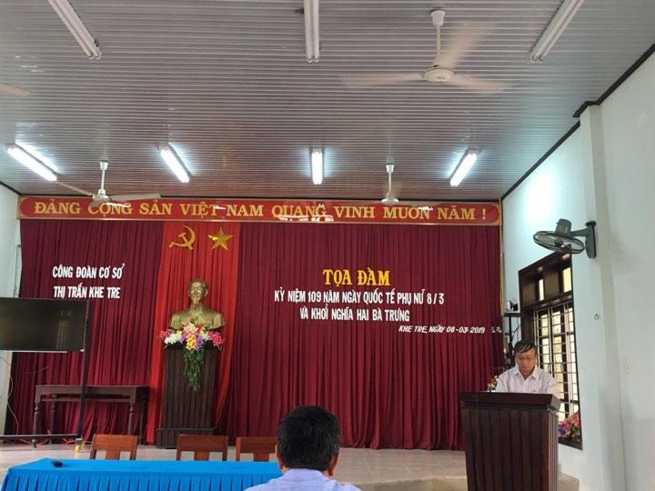 Bài phát biểu tọa đàm ngày 8/3 (số 3)