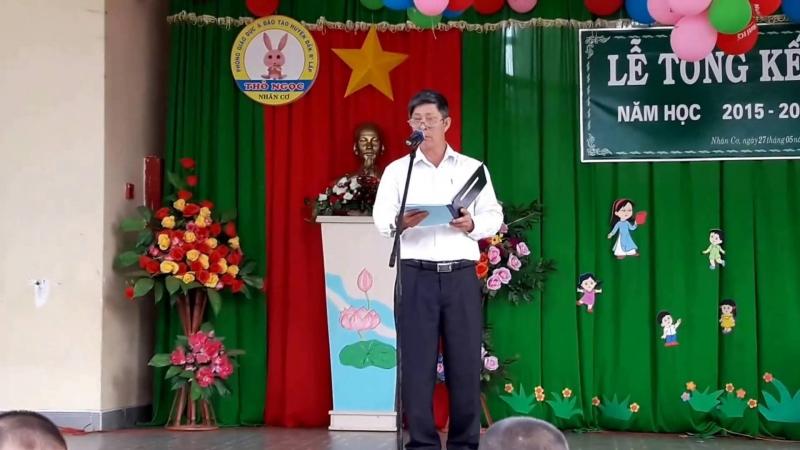 Bài phát biểu tổng kết năm học của lãnh đạo địa phương (số 1)