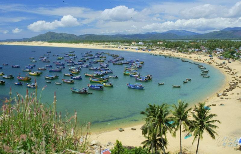 Bãi tắm Quy Nhơn hình vầng trăng khuyết