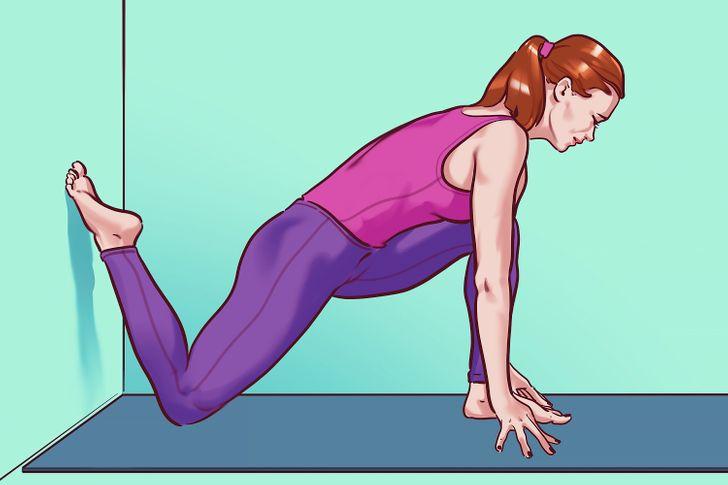 Bài tập căng mông và đùi
