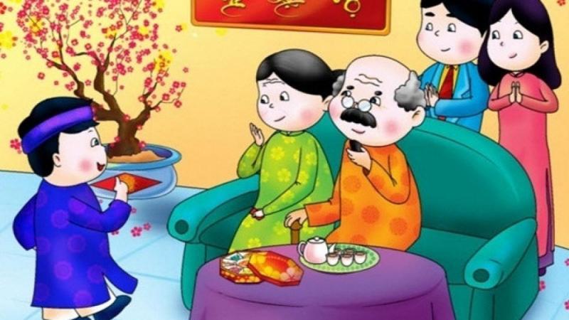 Bài thơ chúc tết ông bà (số 1)