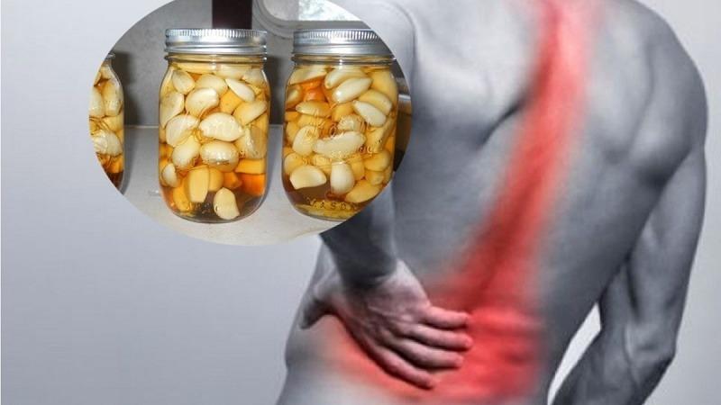 Rượu tỏi chữa đau xương khớp hiệu quả