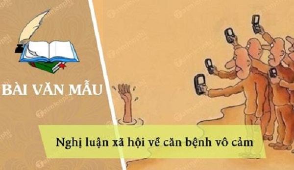 Bài văn nghị luận xã hội về bệnh vô cảm hiện nay số 8