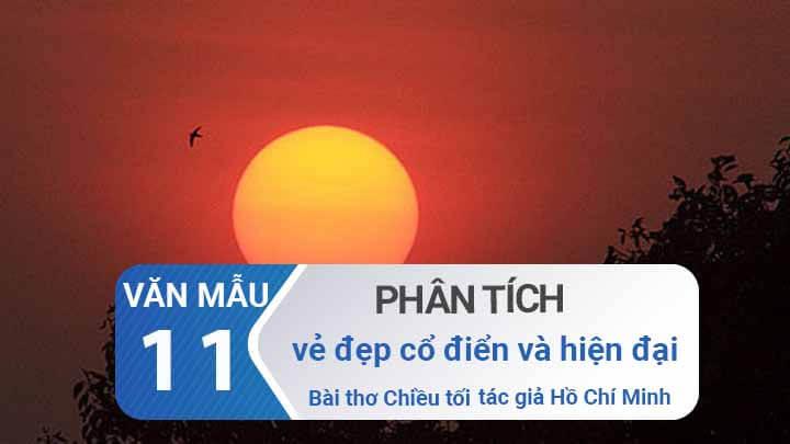 Bài văn phân tích vẻ đẹp cổ điển và hiện đại trong bài thơ 
