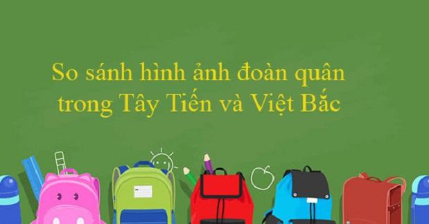 Bài văn so sánh đoàn quân trong 