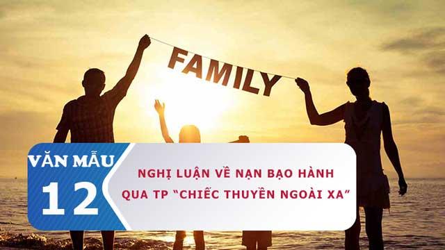 Suy nghĩ về nạn bạo hành gia đình trong 