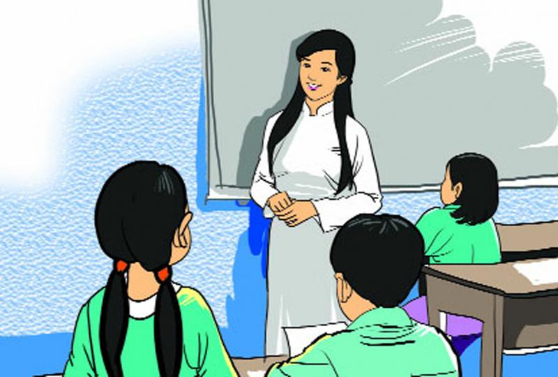 Bài văn tả hình ảnh thầy cô giáo đang say sưa giảng bài số 9