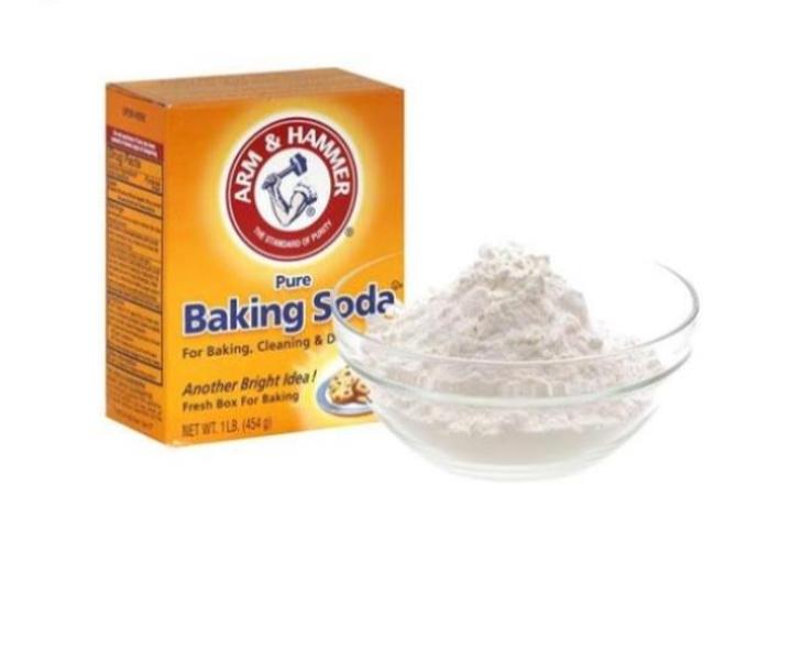 Backing soda giúp trị thâm môi