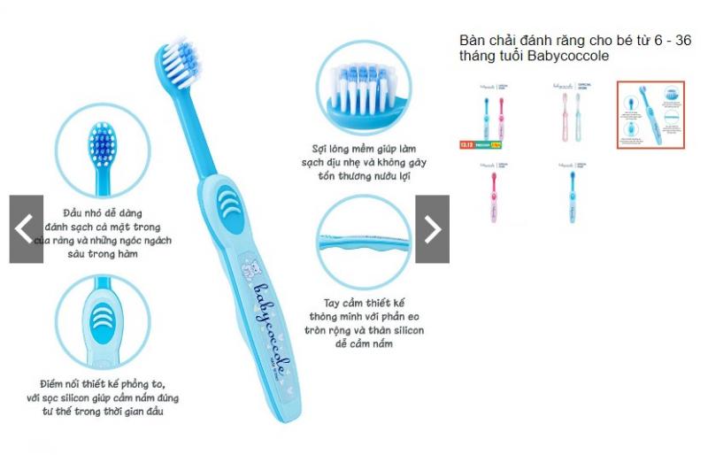Bàn chải đánh răng Babycoccole