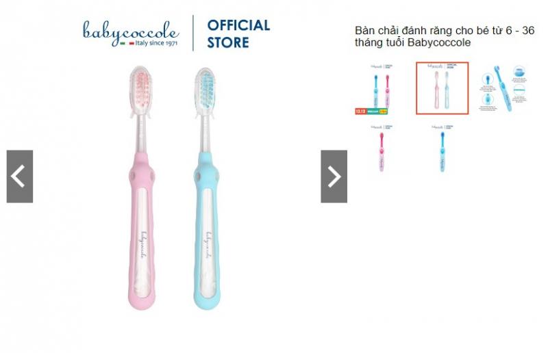 Bàn chải đánh răng Babycoccole