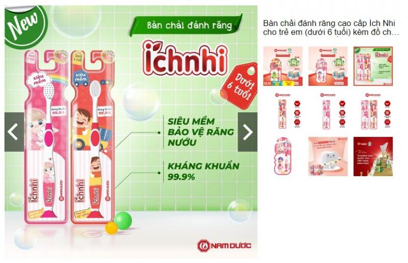 Bàn chải đánh răng Ích Nhi