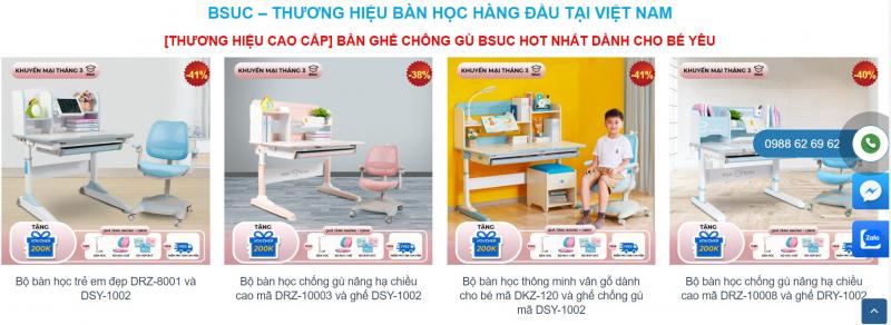Bàn Học Thông Minh Chống Gù BSUC