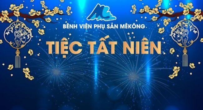 Băng rôn tiệc tất niên theo chủ đề mùa xuân