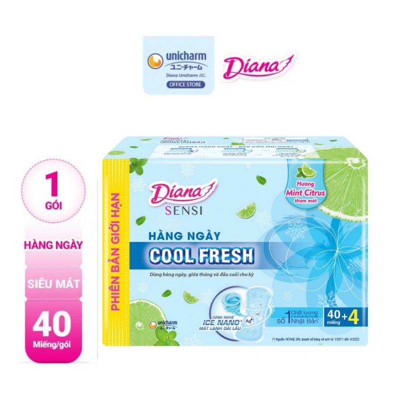 Băng vệ sinh Diana hàng ngày Sensi Cool Fresh