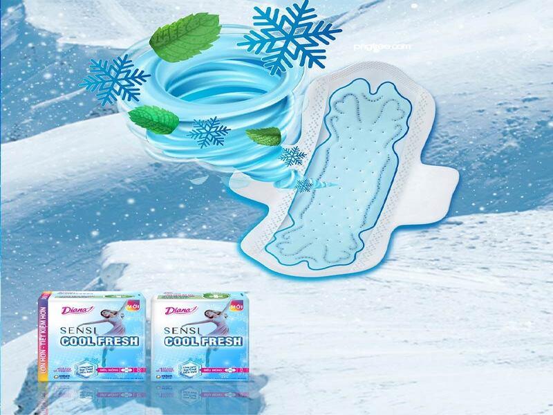Băng vệ sinh Diana SenSi Cool Fresh
