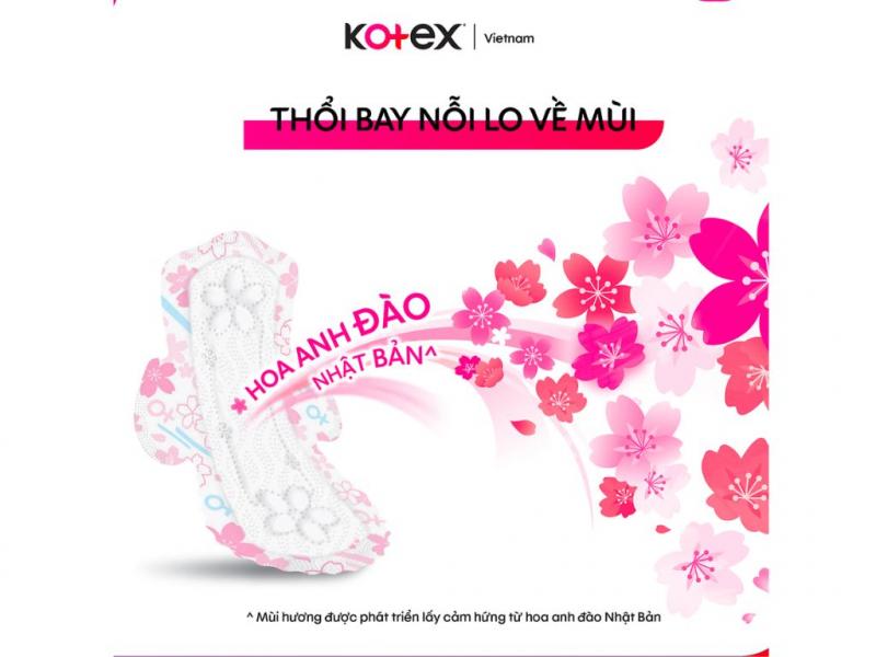 Băng vệ sinh Gardenia Deo+ - Hoa Anh Đào Mặt Bông siêu mỏng 23cm 8 miếng
