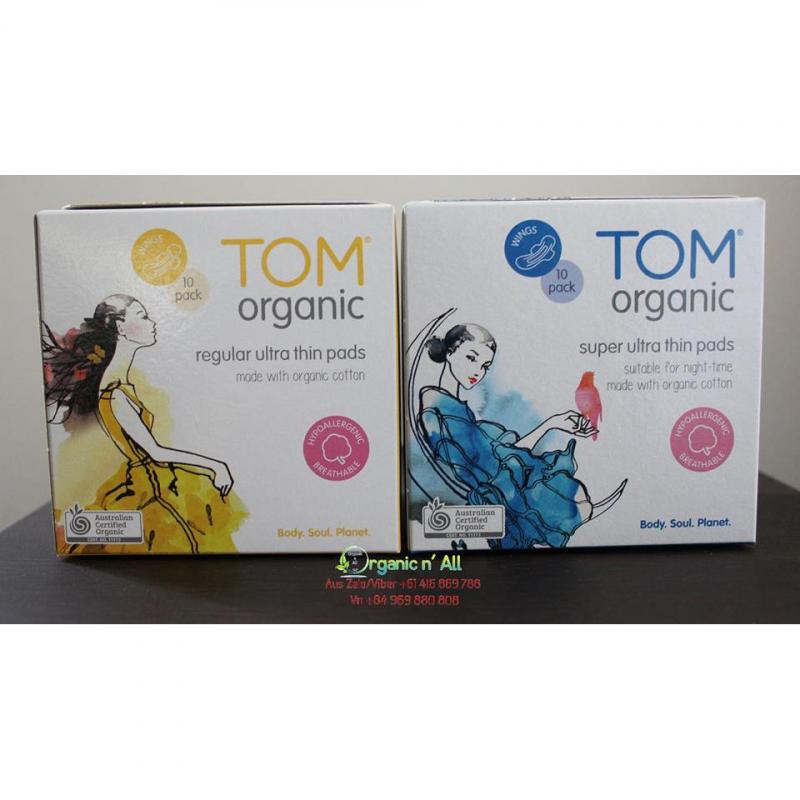 Băng vệ sinh hữu cơ Tom Organic