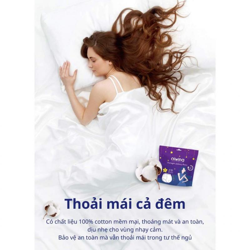 Băng vệ sinh quần Aiwina ngày và đêm size S/M/L/XL gói 3 miếng