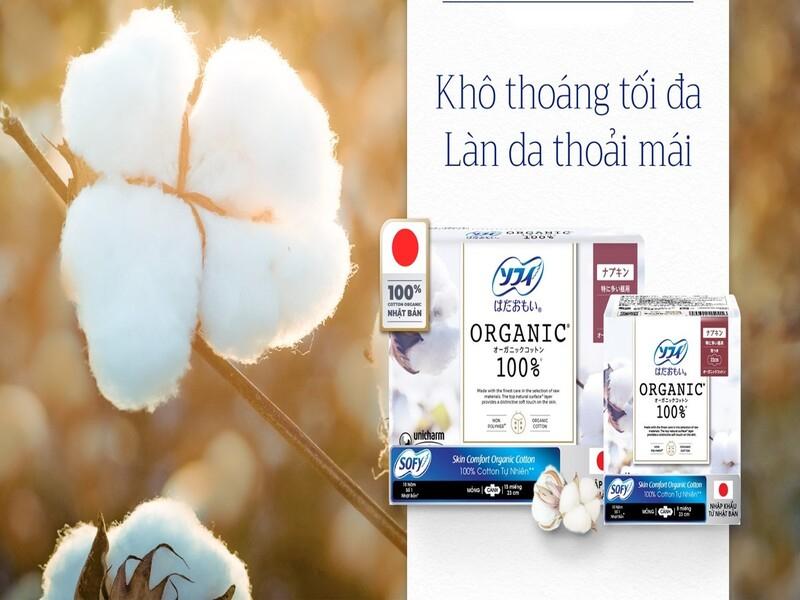 Băng vệ sinh siêu mỏng có cánh Sofy Organic