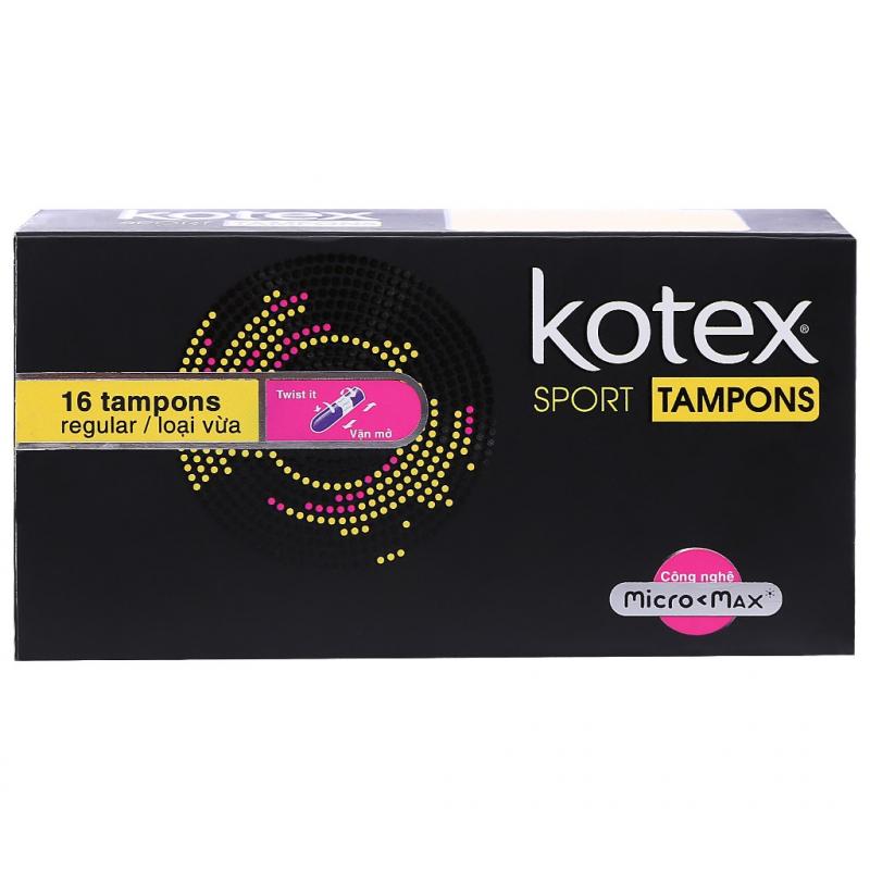 Băng Vệ Sinh Sport Tampon Kotex 16 Miếng