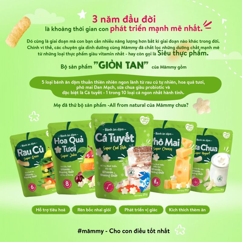 Bánh ăn dặm Mămmy