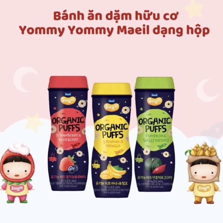 Bánh ăn dặm Organic Yommy Yommy Maeil